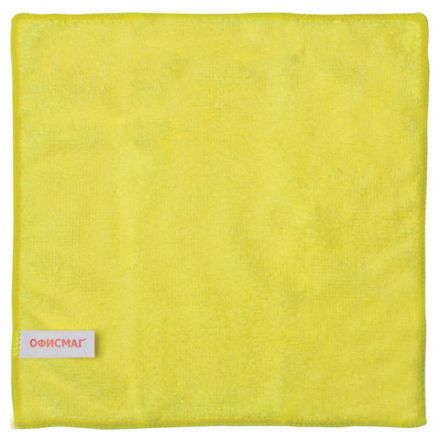 Салфетки из МИКРОФИБРЫ универсальные 25х25 см КОМПЛЕКТ 3 шт, ассорти (синяя, зеленая, желтая), 200 г/м2, ОФИСМАГ, 603864