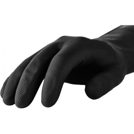 Перчатки защитные латекс,черный Manipula КЩС-1 (L-U-03/CG-942) р.7