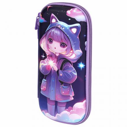 Пенал ЮНЛАНДИЯ, 1 отделение, 1 откидная планка, карман, EVA покрытие soft-touch, 22х10х5 см, "Sky Girl", 273183 Пенал ЮНЛАНДИЯ, 1 отделение, 1 откидная планка, карман, EVA покрытие soft-touch, 22х10х5 см, "Sky Girl", 273183