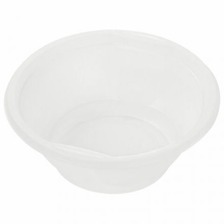 Одноразовые тарелки суповые, КОМПЛЕКТ 50 шт., 0,6 л, СТАНДАРТ, белые, ПП, холодное/горячее, LAIMA, 606710
