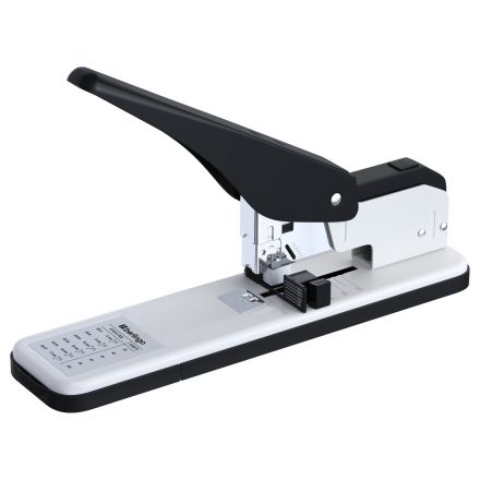 Мощный степлер №23/6, 23/8, 23/10, 23/13, 23/15, 23/17 Berlingo "Steel and Style" до 130л., черный/серый Мощный степлер №23/6, 23/8, 23/10, 23/13, 23/15, 23/17 Berlingo "Steel and Style" до 130л., черный/серый