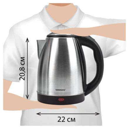 Чайник CROMEX (КРОМЕКС) KT-115, 1,5 л, 1500 Вт, закрытый нагревательный элемент, нержавеющая сталь, серебристый, 452925 Чайник CROMEX (КРОМЕКС) KT-115, 1,5 л, 1500 Вт, закрытый нагревательный элемент, нержавеющая сталь, серебристый, 452925