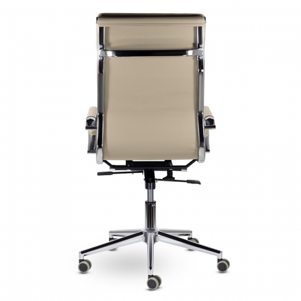 Кресло СН-303 Кайман Трио В soft2 хром Ср S-0428 (бежевый) Кресло СН-303 Кайман Трио В soft2 хром Ср S-0428 (бежевый)