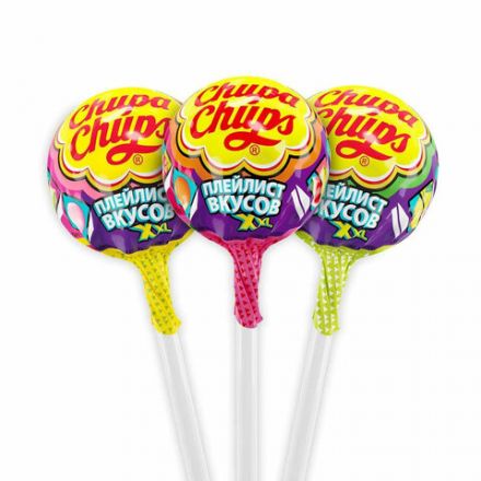 Карамель CHUPA CHUPS (Чупа-Чупс) "XXL Flavors Playlist", ассорти, 29 г, 100215 Карамель CHUPA CHUPS (Чупа-Чупс) "XXL Flavors Playlist", ассорти, 29 г, 100215