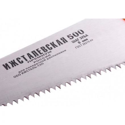 Ножовка по дереву 500 мм шаг зубьев 8 мм 23164 Ножовка по дереву 500 мм шаг зубьев 8 мм 23164