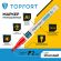 Маркер лаковый TOPFORT Industrial 2 мм красный Маркер лаковый TOPFORT Industrial 2 мм красный