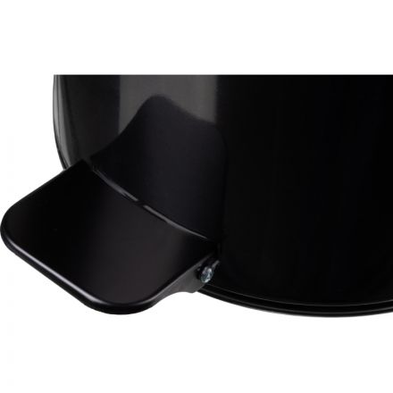 Ведро для мусора с педалью 20 л оцинкованная сталь черное (25х40 см) Ведро для мусора с педалью 20 л оцинкованная сталь черное (25х40 см)