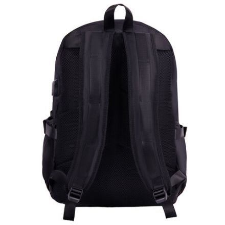 Рюкзак HEIKKI FUSION (ХЕЙКИ) универсальный, USB-порт, черный с белыми вставками, 45х31х15 см, 272578 Рюкзак HEIKKI FUSION (ХЕЙКИ) универсальный, USB-порт, черный с белыми вставками, 45х31х15 см, 272578