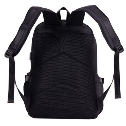 Рюкзак HEIKKI FUSION (ХЕЙКИ) универсальный, USB-порт, черный с белыми вставками, 45х31х15 см, 272578 Рюкзак HEIKKI FUSION (ХЕЙКИ) универсальный, USB-порт, черный с белыми вставками, 45х31х15 см, 272578