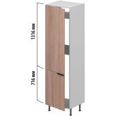 Шкаф SP_VOK Колонка п.холодильник TH_204_60 (091 Дуб Сонома)