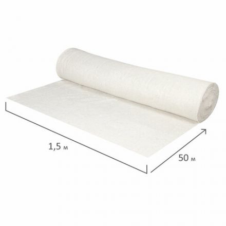 Полотно ХПП холстопрошивное ПЛОТНОЕ светлое, 1,5х50 м, 210(±10) г/м2, шаг 2,5 мм, LAIMA Премиум, 605543 Полотно ХПП холстопрошивное ПЛОТНОЕ светлое, 1,5х50 м, 210(±10) г/м2, шаг 2,5 мм, LAIMA Премиум, 605543