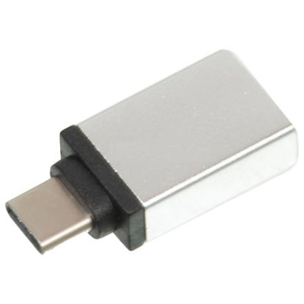 Переходник USB-TypeC RED LINE, F-M, для подключения портативных устройств, OTG, серый, УТ000012622 Переходник USB-TypeC RED LINE, F-M, для подключения портативных устройств, OTG, серый, УТ000012622