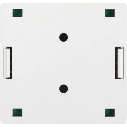 Розетка настенная TWT TWT-SM2-4545-WH 2 порта RJ-45 кат. 5е, UTP, белая