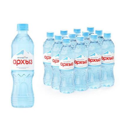 Вода негазированная минеральная АРХЫЗ "Легенда Гор", 0,5 л, 1701