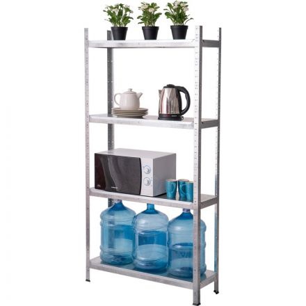 Стеллаж металлический FL_HIT 4 полки (912х400х1824) оцинкованный