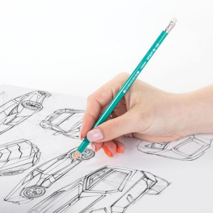 Карандаш чернографитный STAFF "EVERYDAY" BLP-963, 1 шт., НВ, с ластиком, пластиковый, зеленый корпус, 180963 Карандаш чернографитный STAFF "EVERYDAY" BLP-963, 1 шт., НВ, с ластиком, пластиковый, зеленый корпус, 180963