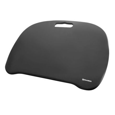 Подставка-столик с мягкими подушками, для ноутбука и творчества BRAUBERG, 430х330 мм, черный, 512669 Подставка-столик с мягкими подушками, для ноутбука и творчества BRAUBERG, 430х330 мм, черный, 512669