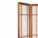 Ширма SN-0018, 43,5(x3)*2*178,5 см, walnut (грецкий орех)