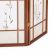 Ширма SN-0018, 43,5(x3)*2*178,5 см, walnut (грецкий орех)
