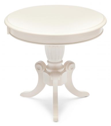 Стол MEEN ( MO-ET ), дерево гевея/мдф, 59х59х55см, ivory white (слоновая кость 2-5)