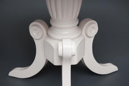 Стол MEEN ( MO-ET ), дерево гевея/мдф, 59х59х55см, ivory white (слоновая кость 2-5) Стол MEEN ( MO-ET ), дерево гевея/мдф, 59х59х55см, ivory white (слоновая кость 2-5)