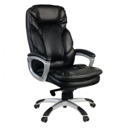 Кресло руководителя Helmi HL-ES12 "Senate", повышенной прочности, экокожа черная, мультиблок, до 200кг Кресло руководителя Helmi HL-ES12 "Senate", повышенной прочности, экокожа черная, мультиблок, до 200кг