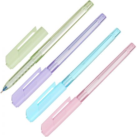 Ручка шариковая неавтомат. Deli Arrow, д.ш.0,7мм, лин0,35мм, син, асс Ручка шариковая неавтомат. Deli Arrow, д.ш.0,7мм, лин0,35мм, син, асс