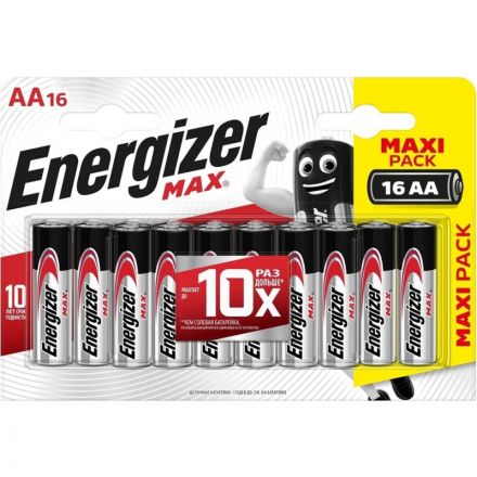 Батарейка ENERGIZER LR6 Max (96) (16шт/уп) Батарейка ENERGIZER LR6 Max (96) (16шт/уп)
