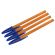 Ручки шариковые BIC "Orange Original", НАБОР 4 шт., СИНИЕ, узел 0,8 мм, линия письма 0,3 мм, пакет, 8308521