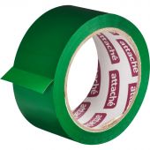 Клейкая лента упаковочная Attache зеленая 48 мм x 66 м толщина 45 мкм