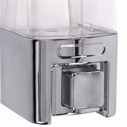 Дозатор для жидкого мыла LAIMA, НАЛИВНОЙ, 0,48 л, хром, ABS-пластик, 605053 Дозатор для жидкого мыла LAIMA, НАЛИВНОЙ, 0,48 л, хром, ABS-пластик, 605053