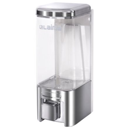 Дозатор для жидкого мыла LAIMA, НАЛИВНОЙ, 0,48 л, хром, ABS-пластик, 605053 Дозатор для жидкого мыла LAIMA, НАЛИВНОЙ, 0,48 л, хром, ABS-пластик, 605053