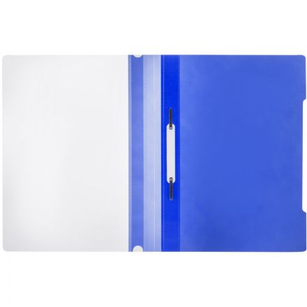 Скоросшиватель пластиковый Attache, А4, Элементари, синий 10шт/уп