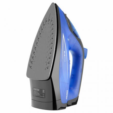 Утюг CENTEK CT-2360, 1600 Вт, антипригарное покрытие, антикапля, антинакипь, синий, CT-2360 BLUE Утюг CENTEK CT-2360, 1600 Вт, антипригарное покрытие, антикапля, антинакипь, синий, CT-2360 BLUE
