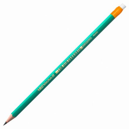 Карандаш чернографитный BIC, 1 шт., "Evolution", HB, с ластиком, корпус зеленый, 8803323 Карандаш чернографитный BIC, 1 шт., "Evolution", HB, с ластиком, корпус зеленый, 8803323