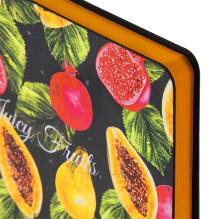 Ежедневник недатированный А5 (138х213 мм), BRAUBERG VISTA, под кожу, гибкий, 136 л., "Fruit story", 112024 Ежедневник недатированный А5 (138х213 мм), BRAUBERG VISTA, под кожу, гибкий, 136 л., "Fruit story", 112024
