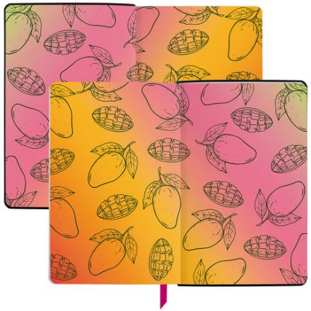 Ежедневник недатированный А5 (138х213 мм), BRAUBERG VISTA, под кожу, гибкий, 136 л., "Fruit story", 112024 Ежедневник недатированный А5 (138х213 мм), BRAUBERG VISTA, под кожу, гибкий, 136 л., "Fruit story", 112024