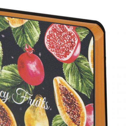 Ежедневник недатированный А5 (138х213 мм), BRAUBERG VISTA, под кожу, гибкий, 136 л., "Fruit story", 112024 Ежедневник недатированный А5 (138х213 мм), BRAUBERG VISTA, под кожу, гибкий, 136 л., "Fruit story", 112024