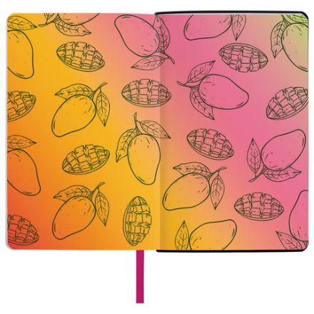 Ежедневник недатированный А5 (138х213 мм), BRAUBERG VISTA, под кожу, гибкий, 136 л., "Fruit story", 112024 Ежедневник недатированный А5 (138х213 мм), BRAUBERG VISTA, под кожу, гибкий, 136 л., "Fruit story", 112024