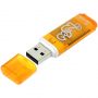 Память Smart Buy "Glossy"  32GB, USB 2.0 Flash Drive, оранжевый