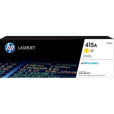 Тонер-картридж HP 415A W2032A жел. для HP LJ M454/MFP M479 Тонер-картридж HP 415A W2032A жел. для HP LJ M454/MFP M479