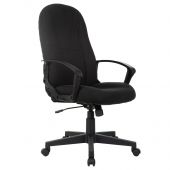 Кресло руководителя Helmi HL-E98, ткань черная, пластик, механизм качания Кресло руководителя Helmi HL-E98, ткань черная, пластик, механизм качания