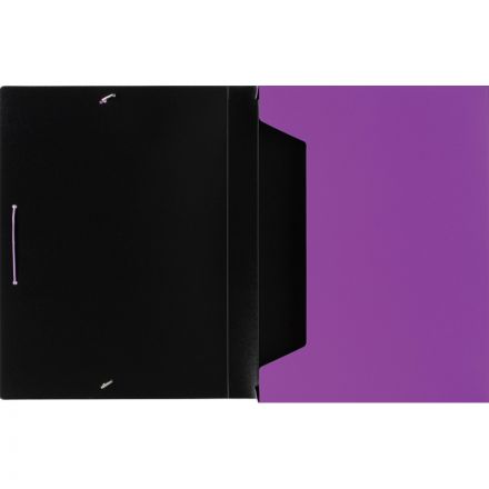 Папка на резинках -короб Комус 30 мм А4, сиреневый Папка на резинках -короб Комус 30 мм А4, сиреневый