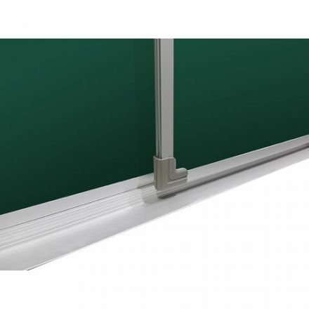 Доска для мела магнитная 3-х элементная, 100х170/340 см, 5 рабочих поверхностей, зеленая, BS, ТЭ-340М Доска для мела магнитная 3-х элементная, 100х170/340 см, 5 рабочих поверхностей, зеленая, BS, ТЭ-340М