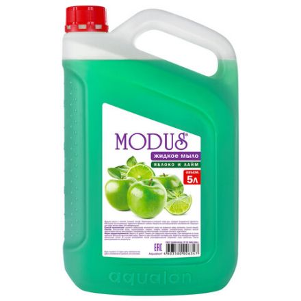 Мыло жидкое 5 л MODUS "Яблоко и лайм", 106347 Мыло жидкое 5 л MODUS "Яблоко и лайм", 106347