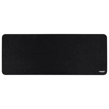 Коврик для мыши и клавиатуры большой SONNEN "WIDE RANGE", резина + ткань, 870х350х4 мм, чёрный, 513315