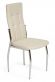 Стул Tetchair ELFO ( mod.35 ) металл/экокожа, 45х53х100х47см, хром/слоновая кость