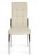 Стул Tetchair ELFO ( mod.35 ) металл/экокожа, 45х53х100х47см, хром/слоновая кость