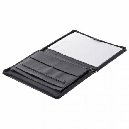 Папка из кожзаменителя на молнии "Лидер", 123Н Папка из кожзаменителя на молнии "Лидер", 123Н