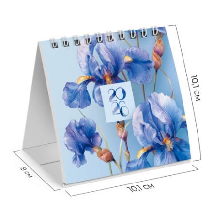 Календарь-домик настольный на гребне, 2026 г., BRAUBERG, 101х101 мм, "Цветы", 117275 Календарь-домик настольный на гребне, 2026 г., BRAUBERG, 101х101 мм, "Цветы", 117275